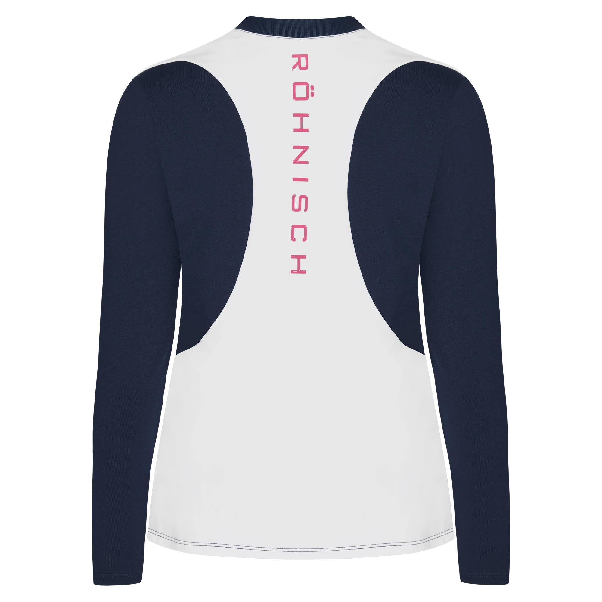 Rohnisch Eyra Ladies Thermal Golf Polo Shirt Navy